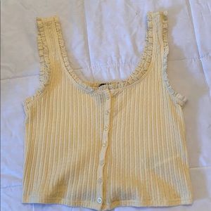 Yellow Crop Top
